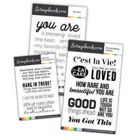 Scrapbook.com - Clear Photopolymer Stamp Set - Encouragement Bundle