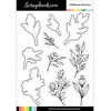 Scrapbook.com - Decorative Die and Photopolymer Stamp Set - Wildflower Branches