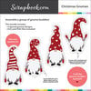Scrapbook.com - SVG Cut File - Christmas Gnomes - Layering Set - Bundle of 4 Designs