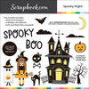 Scrapbook.com - Digital Cut File - Spooky Night - Layering Set - Bundle of 13 Designs