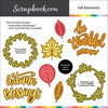 Scrapbook.com - SVG Cut File - Fall Elements - Layering Set - Bundle of 8 Designs