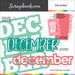 Scrapbook.com - SVG Cut File - December - Bundle of 5 Designs