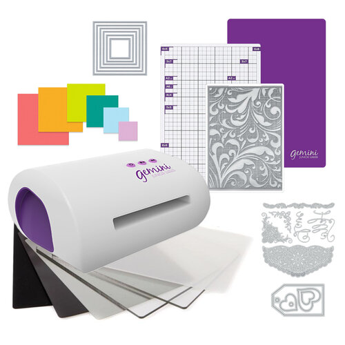 Exclusive Crafter's Companion Gemini Jr. Machine Die Cutting Bundle - Nested Squares
