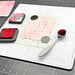Scrapbook.com - Magnetic Glass Mat with Grids - 13 x 13 - Includes 4 Magnets