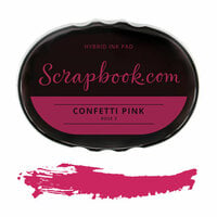 Scrapbook.com - Premium Hybrid Ink Pad - Confetti Pink