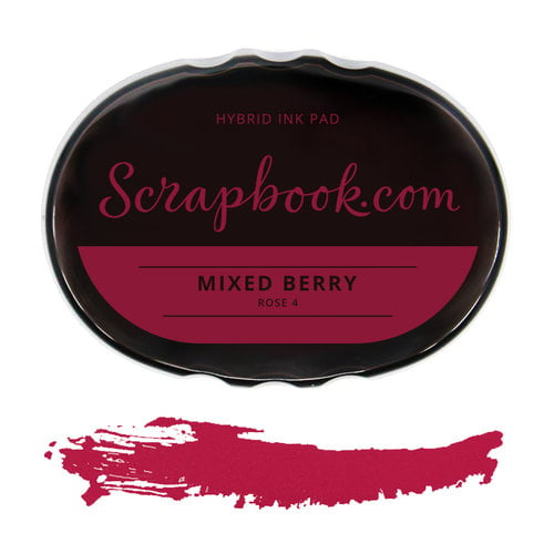 Scrapbook.com - Premium Hybrid Ink Pad - Rose Group - Mixed Berry