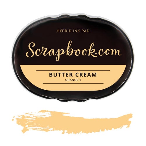 Scrapbook.com - Premium Hybrid Ink Pad - Orange Group - Butter Cream