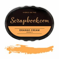 Scrapbook.com - Premium Hybrid Ink Pad - Orange Cream