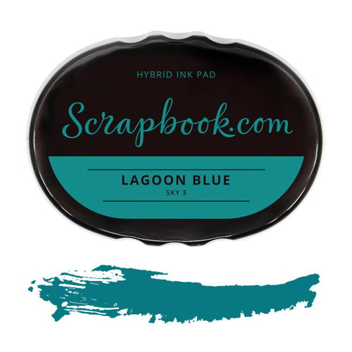 Scrapbook.com - Premium Hybrid Ink Pad - Sky Group - Lagoon Blue