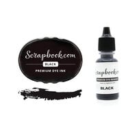 Scrapbook.com - Premium Dye Ink Pad and Reinker - Black