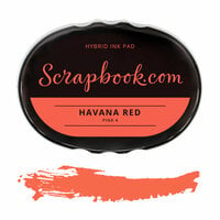 Scrapbook.com - Premium Hybrid Ink Pad - Havana Red