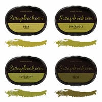 Scrapbook.com - Premium Hybrid Ink Pad Kit - Green Group