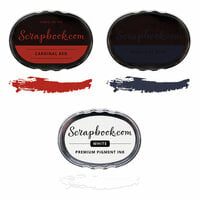 Scrapbook.com - Premium Hybrid and Pigment Ink Pad Kit - Patriotic Group