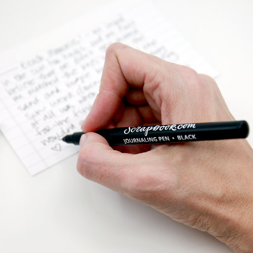 Black journaling pen