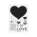 Exclusive - Make Your Own Cards Kit - Heart and Smile - 25 Pack - Complete Bundle