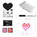 Exclusive - Make Your Own Cards Kit - Heart and Smile - 25 Pack - Complete Bundle