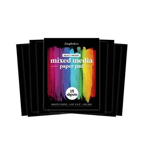 Heavyweight Black Mixed Media Cardstock Heavyweight Black Mixed Media Cardstock