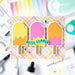 Scrapbook.com - Pastel - Glossy Cardstock Paper Pad - A2 - 4.25 x 5.5 - 40 Sheets