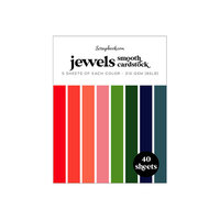 Scrapbook.com - Jewels - Smooth Cardstock Paper Pad - A2 - 4.25 x 5.5 - 40 Sheets