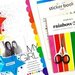 Scrapbook.com -Rainbow - Smooth Cardstock Paper Pad - A2 - 4.25 x 5.5 - 40 Sheets