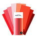 Scrapbook.com - Roses - Smooth Cardstock Paper Pad - Slimline - 3.5 x 8.5 - 40 Sheets