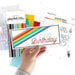 Scrapbook.com - Playful - Smooth Cardstock Paper Pad - Slimline - 3.5 x 8.5 - 40 Sheets
