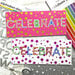 Scrapbook.com - Rainbow - Glitter Paper Pad - A2 - 4.25 x 5.5 - 40 Sheets