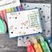Scrapbook.com - Rainbow - Glitter Paper Pad - A2 - 4.25 x 5.5 - 40 Sheets