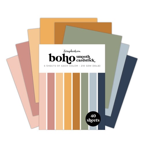 Boho Baby Cardstock Stickers 12X12-Combo - 810079981533
