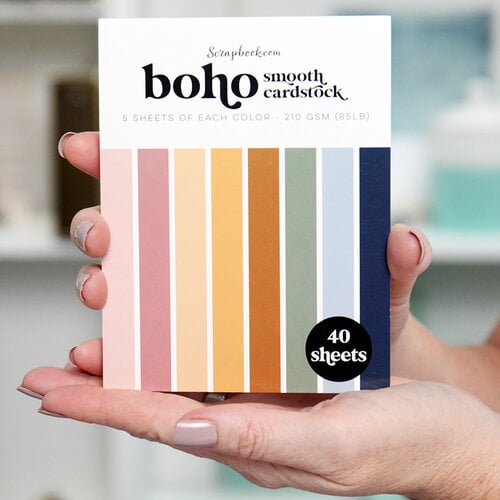  Boho - Smooth Cardstock Paper Pad - A2 - 4.25 x