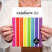 Scrapbook.com - Rainbow - Glitter Paper Pad - 6x8 - 40 Sheets