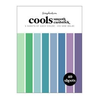 Scrapbook.com - Cools - Smooth Cardstock Paper Pad - 6x8 - 40 Sheets