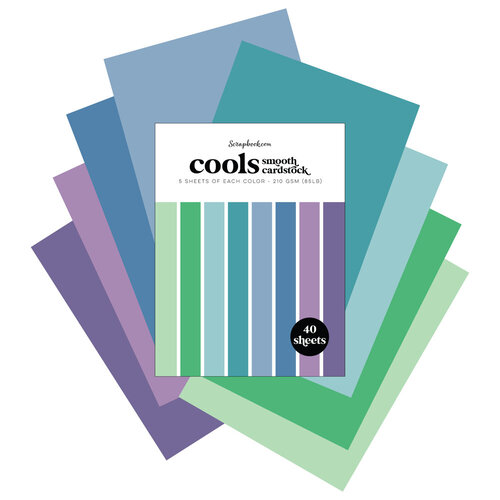  Cools - Smooth Cardstock Paper Pad - 6x8 - 40 Sheets