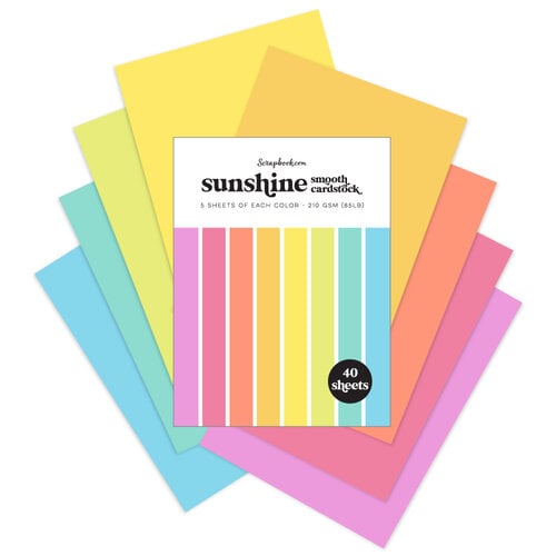  Sunshine - Smooth Cardstock Paper Pad - 6x8 - 40 Sheets