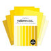 Scrapbook.com - Yellows - Smooth Cardstock Paper Pad - Double Sided - A2 - 4.25 x 5.5 - 40 Sheets