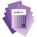 Scrapbook.com - Purples - Smooth Cardstock Paper Pad - 6x8 - 40 Sheets