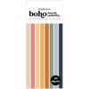 Scrapbook.com - Boho - Smooth Cardstock Paper Pad - Slimline - 3.5 x 8.5 - 40 Sheets