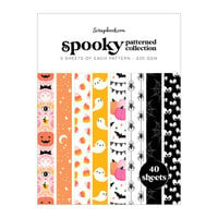 Scrapbook.com - Spooky - Patterned Cardstock Paper Pad - Double Sided - 6x8 - 40 Sheets