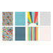 Scrapbook.com - Patterned Cardstock Paper Pad - Double Sided - 6x8 - Kit 1 - Bundle of 7 Paper Pads - 280 Sheets