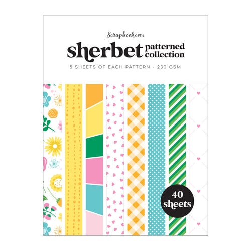  Boho - Patterned Cardstock Paper Pad - Double Sided - 6x8 - 40 Sheets