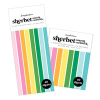 Scrapbook.com - Sherbet Smooth Cardstock Paper Pads - 2 Pack Bundle - A2 and Slimline - 80 Sheets