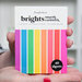 Scrapbook.com - Brights - Smooth Cardstock Paper Pads - 2 Pack Bundle - A2 and Slimline - 80 Sheets