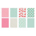 Scrapbook.com - Candy Cane - Patterned cardstock Paper Pad - Double Sided - 6x8 - Bundle of 2 Paper Pads - 80 Sheets