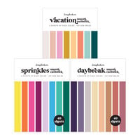 Scrapbook.com - Summer Days - Smooth Cardstock Paper Pad - 6x8 - Bundle of 3 Paper Pads - 120 Sheets