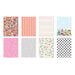 Scrapbook.com - Sunny Lane - Patterned Cardstock Paper Pad - 2 Pack Bundle - 6x8 and A2 - 80 Sheets