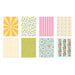 Scrapbook.com - Sunny Lane - Patterned Cardstock Paper Pad - 2 Pack Bundle - 6x8 and A2 - 80 Sheets