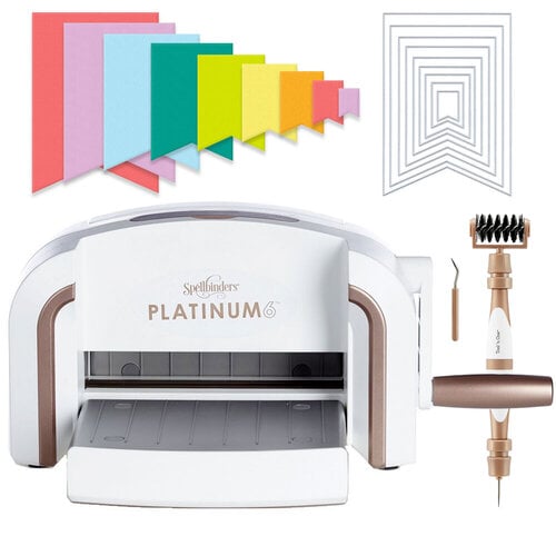 Exclusive Spellbinders Platinum 6 Machine Die Cutting Bundle - Nested Jumbo Banners