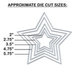 Spellbinders - Platinum 6 Machine Die Cutting Bundle - Nested Stars