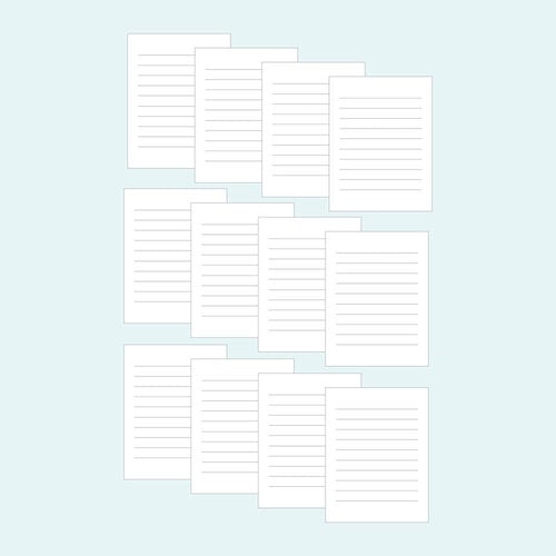 Scrapbook.com - Simple Scrapbooks - Cards - 3x4 Journaling Cards - 12 Pack