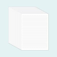 Scrapbook.com - Simple Scrapbooks - Cards - 6x8 Vertical Journaling Cards - 12 Pack